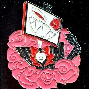 Hazbin Hotel Vox Rainbow Enamel Pin